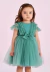 Vestido Infantil Petit Cherie Verde Menina