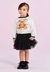 Conjunto Saia Preto Menina Petit Cherie