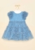 Vestido Infantil Azul Petit Cherie Festa