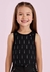 Blusa Infantil Petit Cherie Preta com Brilhos
