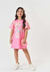Vestido Com Bolsa Menina Estampado Kukiê - loja online