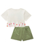 Conjunto Shorts Menina Estampado Kukiê na internet