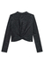 Cropped Preto Manga Longa Vic&Vicky