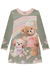 Vestido Manga Longa Estampado Infanti - comprar online