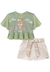 Conjunto Shorts Menina Infanti