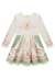 Vestido Infantil Infanti com Estampa Floral e Tricô - Vim Vi Venci Moda Infantil e Teen