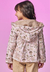Jaqueta Impermeável Infanti Estampada Menina - comprar online