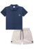 Conjunto Menino Azul Marinho Lucboo