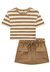 Conjunto Infantil Lilimoon Marrom - comprar online