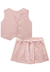 Conjunto Infantil Menina Rosa Kukiê - comprar online