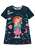 Vestido Infantil Kukie Azul Marinho