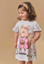 Vestido Infantil com Estampa de Esquilo Kukie