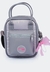 Bolsa Infantil Feminina Laço Organza Cinza