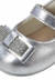 SAPATILHA BEBÊ PRATA LAÇO STRASS PAMPILI - comprar online