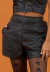 Shorts Collie Preto em Sintético