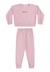 Conjunto Infantil Feminino Elian Moletom Love Rosa