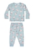 Pijama Infantil Feminino Elian Azul com Estampa de Fadas - comprar online