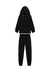 Conjunto Menino Moletom Preto Onda Marinha