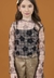 Blusa Tule Infantil Pakita