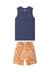 Conjunto Menino Regata Estampado Onda Marinha - comprar online