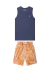 Conjunto Menino Regata Estampado Onda Marinha - comprar online