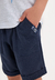 Conjunto Menino Bermuda Azul Marinho Onda Marinha - loja online