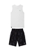 Conjunto Regata Branca com Bermuda da Onda Marinha