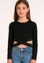 Blusa Manga Longa Menina Pretp Vic Vicky - comprar online