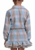 Conjunto Menina Caipira Junino Azul Estampado Muvilê 4 ao 6 - comprar online