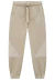 Calça Jogger Infantil Lucboo Bege com Detalhes em Recorte