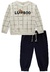 Conjunto Infantil Lucboo Moletom Ursinho Off White