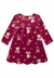 Vestido Menina Estampado Rosa kyly