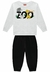 Conjunto Manga Longa Moletom Cinza Kyly - Vim Vi Venci Moda Infantil e Teen