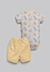 Conjunto Body Shorts Menino Estampado Anjos Baby - comprar online