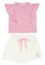 Conjunto Menina Rosa Shorts Bakulelê