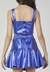 Conjunto Saia Azul Metalizado Infantil Mylu - comprar online