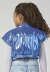 Colete Azul Metalizado Infantil Mylu - comprar online