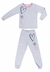 Pijama Menina Estampado Cinza Have Fun