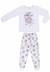 Pijama Menina Estampado Donuts Have Fun