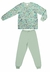 Pijama Menino Verde Dinos Estampado Have Fun