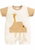 Macacão Curto Menino Estampado Anjos Baby
