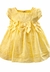 Vestido Menina Amarelo Bebê Anjos Baby