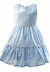 Vestido Bebê Azul Regata Anjos Baby