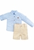 Conjunto Bermuda Camisa Manga Longa Bebê Anjos Baby