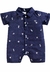 Macacão Curto Menino Estampado Bebê Anjos Baby