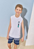 Conjunto Menino Regata Estampado Divertto