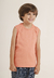 Camiseta Regata Infantil Laranja Banana Danger