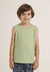 Camiseta Regata Infantil Verde Banana Danger