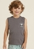 Regata Infantil Cinza Banana Danger Fun in The Sun