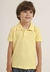 Camisa Polo Infantil Amarela Banana Danger